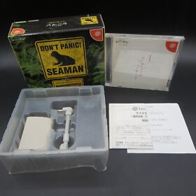 Seaman Kindan no Pet Dreamcast with Microphone Adapter & Mic HKT-7200 Japanese