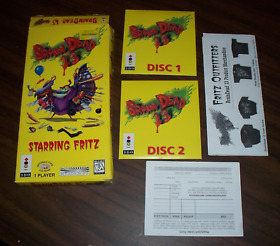 1995 PANASONIC 3DO BRAIN DEAD 13 LONG STARRING FRITZ LONG BOX 2-CDs COMPLETE+
