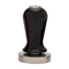 Espresso Coffee Tamper Calibrated Stainless Steel Flat 53 Mm Black