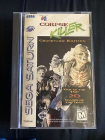 Corpse Killer: Graveyard Edition Sega Saturn, Game, Case & Backart, No Manual 