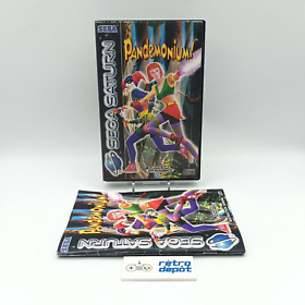 Box + Manual Not Of Game Pandemonium /Sega Saturn/ Pal / Eur