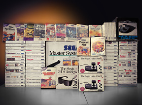 SEGA MASTER SYSTEM 🌈INSANE BUNDLE🌈 Collectors Console Games Accessories Bundle