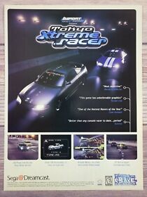 Tokyo Xtreme Racer Sega Dreamcast Game 1999 Vintage Promo Ad Art Print Poster B