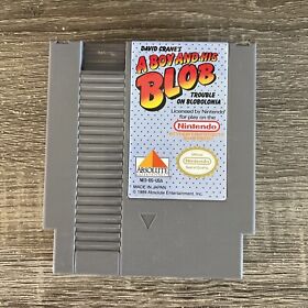 Auténtico cartucho NES A Boy and His Blob (Nintendo Entertainment System, 1989)