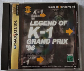 Sega saturn Legend of K-1 Grand Prix '96Japanese Tested Genuine