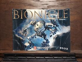 LEGO Bionicle (8532) ~ INSTRUCTIONS MANUAL Only Book