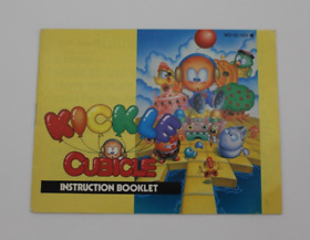 Kickle Cubicle  Nintendo NES Original Instruction Manual Oval SoQ