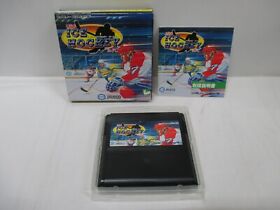 NES -- USA ICE HOCKEY in FC -- Box. Famicom, JAPAN Game. Work fully!! 13252