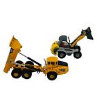 Toy Construction Vehicles Lot of 2 Front Loader Dump Truck by iPlay iLearn