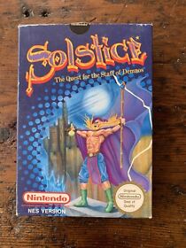 Solstice Nintendo NES Boxed complete