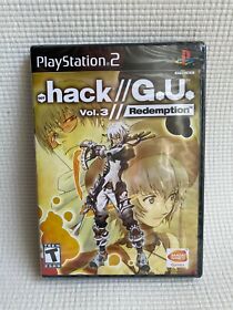 dot .hack   G.U. Vol. 3 Redemption (Sony PlayStation 2, 2007) PS2 New Sealed GU