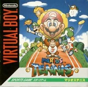 Nintendo 3D VB Virtual Boy Mario's Tennis Free Shipping with Tracking# New Japan