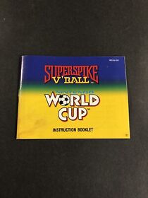 Superpike v'ball / Copa del Mundo Nintendo nes manual