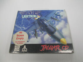 Authentic BLUE LIGHTNING (Atari Jaguar CD) EMPTY CASE No Game or Manual