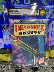 1990 Nintendo NES Impossible Mission II 2 Sealed VGA Gold 90 NM+/MT Uncirculated