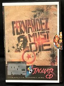 Atari Jaguar Fernandez Must Die CD/Case HomeBrew for collectors Last one