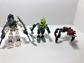 LEGO Bionicle LOT:  Takanuva 7135 + Defilak 8929 + Thulox 8931