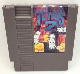 (1993 NES) *TETRIS 2* Juego de rompecabezas de videojuegos para Nintendo - ¡Juega probado!
