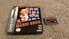 Classic NES Series: Super Mario Bros. (Game Boy Advance, 2004) GBA Game & Box