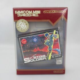 Star Soldier Famicom mini w/ Box and Manual  [Gameboy Advance JP ver.]