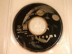 SEGA Screams Volume 1 (Sega Saturn) Not For RESALE Disc Only