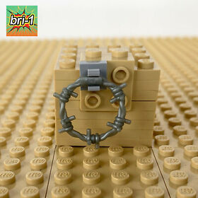 LEGO Agents: Pearl Gray Barbed Wire Coil, PARTS #62700, 8637 8632 8634 8636 8709