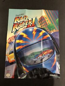 Rad Racer 2 Nes Poster insert