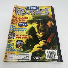 Sega Visions Magazine August / September 1994 Fahrenheit Sega 32X Genesis Cover 