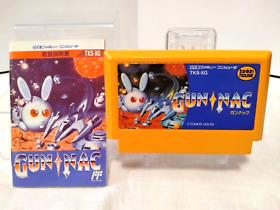 "GUN NAC Gun nac"   Nintendo NES Family Computer Famicom FC Cartridge Japan