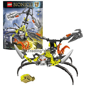 Year 2015 Lego Bionicle 70794 SKULL SCORPIO w/ Mask, Stinger, Pincers (107 Pcs)