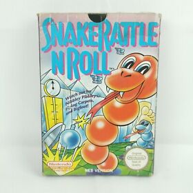 Snake Rattle n Roll NES Nintendo Complete Boxed PAL