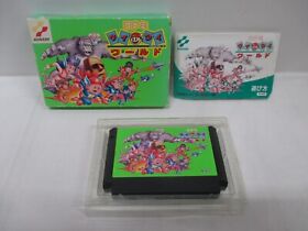 NES -- KONAMI WAI WAI WORLD 1 -- Box. Famicom, JAPAN Game. 10507
