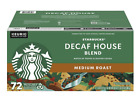 Starbucks Decaf Medium Roast K-Cups, House Blend (72 ct.).
