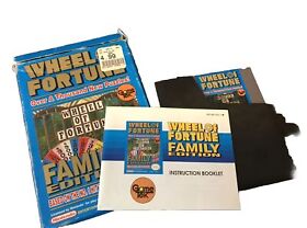 NES Nintendo CIB Wheel Of Fortune Family Edition Box Manual & Cart Boxed Game