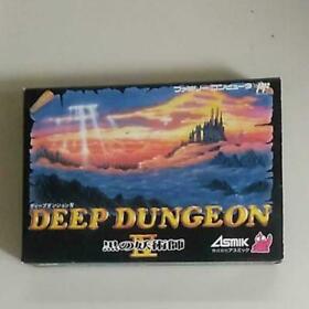Asmik Deep Dungeon IV 4 Black Magician Nintendo Famicom NES Used Retro from JPN 
