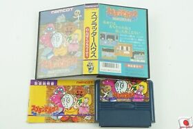 SPLATTER HOUSE Wanpaku Graffity NES namco Nintendo Famicom Box From Japan