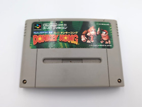 Nintendo Super Family Computer Snes used game Super donkey kong NTSC-J japan
