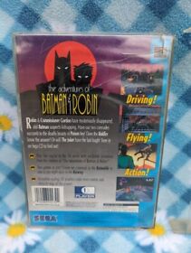 Sega CD Adventures of Batman & Robin Original Back Cover Art Only NO GAME