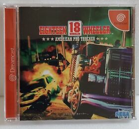 SEGA DreamCast Eighteen 18 WHEELER American Pro Trucker Japan used video Game