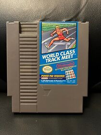 World Class Track Meet (Nintendo NES) Tested & Working!