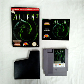 Alien 3 Nintendo NES PAL A UK. Complete. Game, sleeve, box manual Untested  -W49