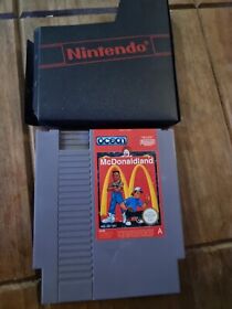 Cartuccia gioco McDonaldland MC bambini Nintendo NES PAL Regno Unito 