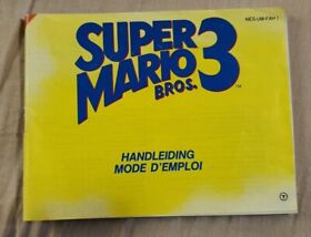 Notice Super Mario Bros 3  / Nintendo nes  / NES / PAL / FR