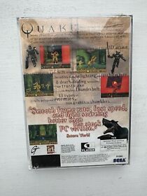 Quake - Sega Saturn Back box Art & Back Case Only.