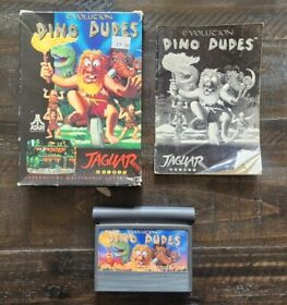 Evolution: Dino Dudes (Atari Jaguar) Complete Tested Working Awesome Art On Box 
