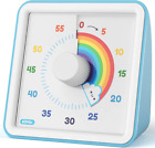 LIORQUE 60 Minute Visual Timer for Kids, Countdown Blue 