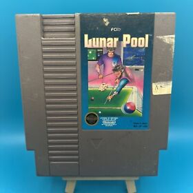 Cartucho de 5 tornillos Lunar Pool Nintendo Entertainment System NES solo probado