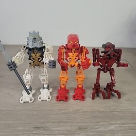 Lot of 3 Bionicle Figurines Incomplete and Parts Only 8698, 7135, 7116