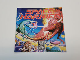 Space Harrier *FRENCH* Canada Authentic Original TurboGrafx-16 NEC Manual Only
