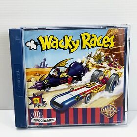 Wacky Races + Manual - Sega Dreamcast - Tested & Working! Free Postage!